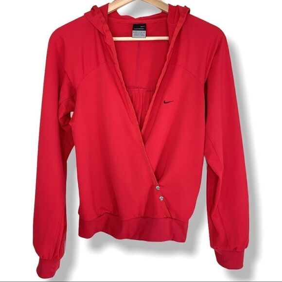 Nike Sphere Dry Coral Wrap Top - Picture 1 of 9